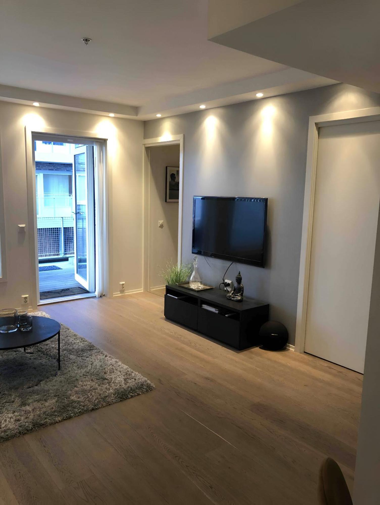 Oceanfront Apartment - Oslo Central - Private Patio Bagian luar foto
